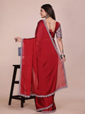 Varanga Embellished Embroidered Silk Blend Saree