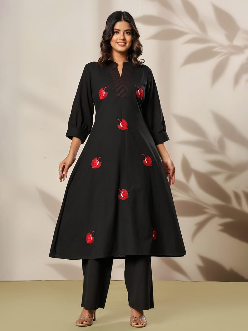 Chic & Modern Embroidered Kurta Set