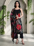 Bold Floral Printed Kurta with Trouser & Dupatta