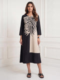 Dual-Tone Botanical Midi For Womens
