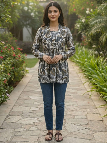 Varanga Women Summer Floral printed Top