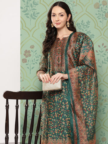 varanga-women-green-ethnic-motif-printed-straight-kurta-with-bottom-and-dupatta