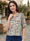 Varanga Women Summer Floral printed Top