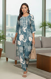 Varanga Women Round Neck Bold Print Kurta Set