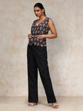 Varanga Women sleeveless printed short top