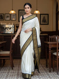 Ethnic Motifs Silk Cotton Handloom Banarasi Saree