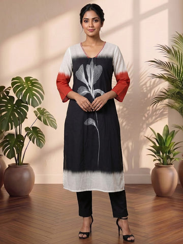 Blend Of Ombre Tones And Floral Elegance Crafted For Timeless Everyday Style