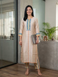 Minimalist Kurta Set In Cream