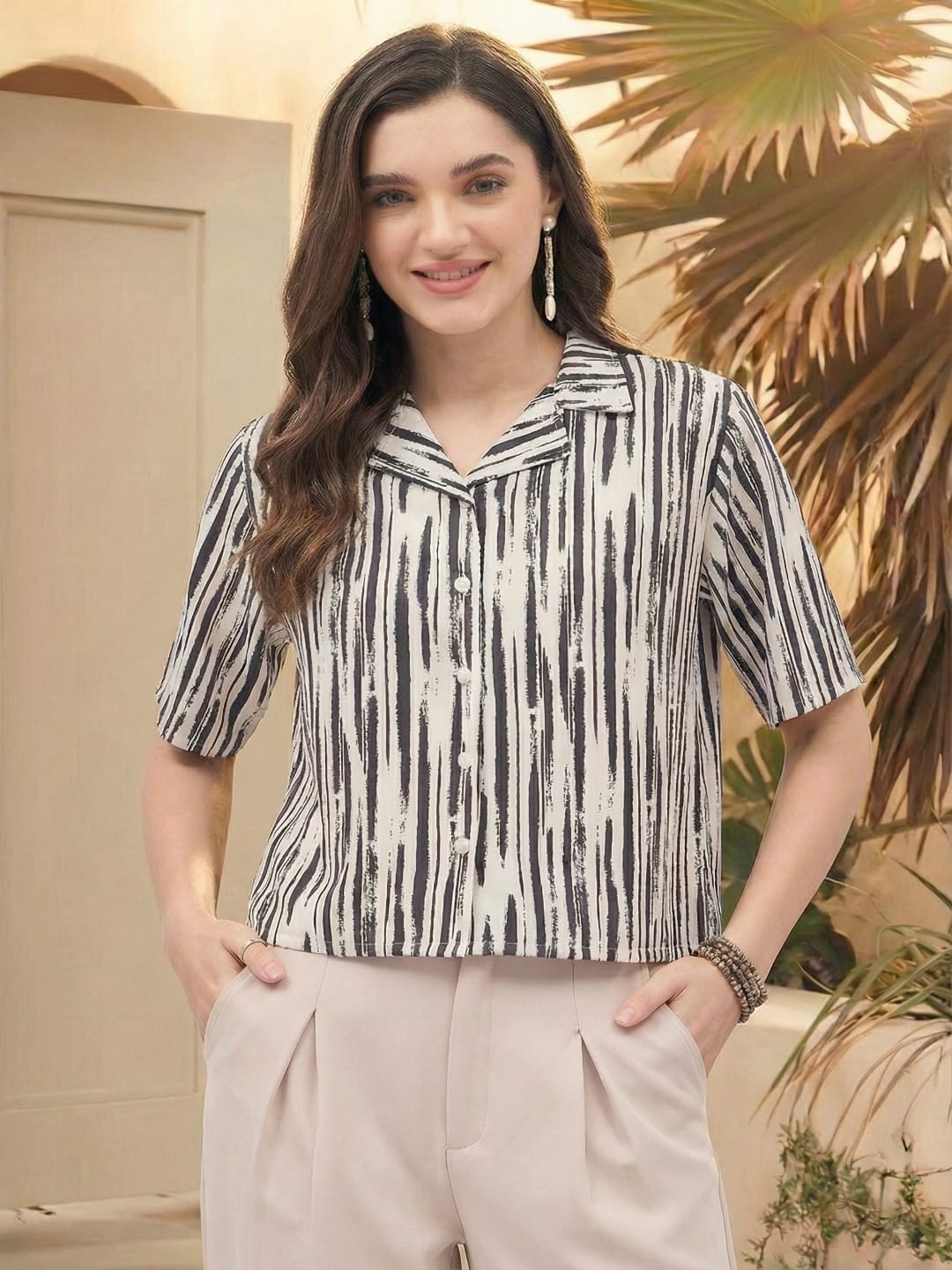 Varanga Women Summer Floral printed Top