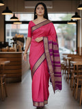 Ethnic Motifs Silk Cotton Handloom Banarasi Saree