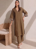 Minimalist Bronze Women Kurta Set