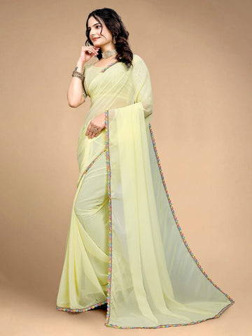 Varanga Sequinned Silk Blend Saree