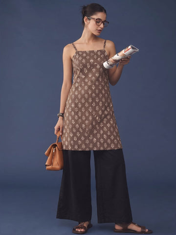 The Sunday-Cafe Espresso Women's Kurta