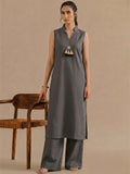 Nirvana-Grey Women'S Kurta Set