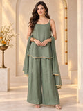 The Sage Shimmer Women Set