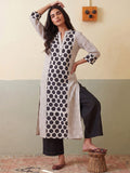 Polka Dot Women'S Kurta Set