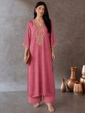 The Rose Gold Reva Kaftan Set
