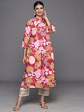 KSUT Women Burgundy Floral Printed Kurta