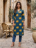 Women Heritage Hathi Printed Kurta