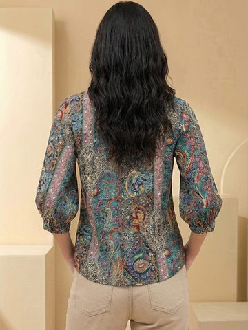 Varanga Women Summer Floral printed Top