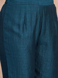 Kurta With Zari Embroidery, Teamed With Trousers And Paired With Dupatta