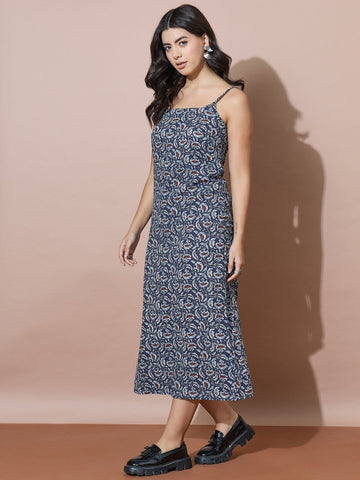 Blue Summer Strap Dress