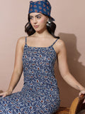 Blue Summer Strap Dress