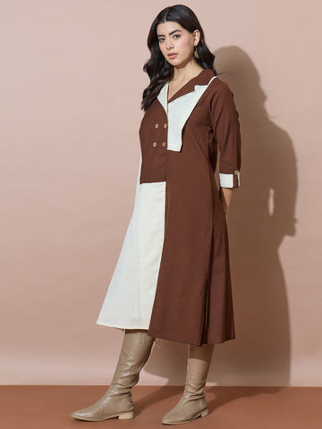 Colour Block Chic Dress