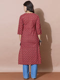Everyday Maroon Casual Kurta