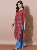 Everyday Maroon Casual Kurta