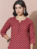 Everyday Maroon Casual Kurta