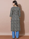 Block Printed Chic Cotton Kurta
