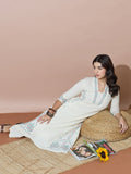 Cotton Blend Off-White Casual Flex Kurta Set
