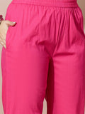 Purple Radiance Kurta With Contrast Trousers