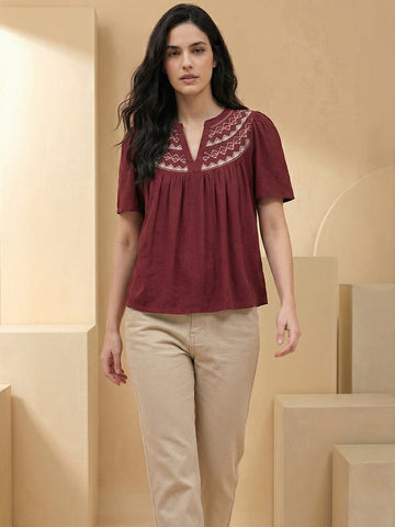 Varanga Women Summer Floral printed Top