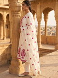 Rose Bloom Embroidery Women's Kurta Set