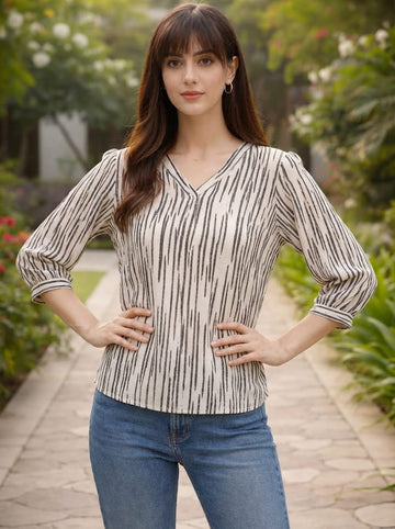 Varanga Women Summer Floral printed Top