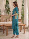 Teal Mandala Tasses Women's Kurta Set