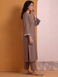 Mirror Embroidered Thread Work Straight Kurta