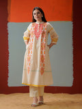 Vertical Panel Printed Kurta Set