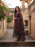 Elegant & Detailed Kurta Set With Dupatta
