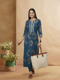 Floral  3-Piece Suit Set in Cotton