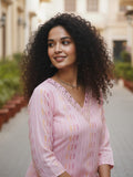 The Pastel Pink kurta Set