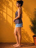Bohemian Halter Neck Printed Top.
