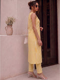 The Desert Sun Linear Women's Kurta Set