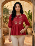 Varanga Women Summer Floral printed Top