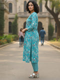 Office Wear Cotton Kurti Pant Set with Dupatta