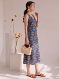 Women's A-Line Dress Adorned With Bold Ethnic-Inspired Prints