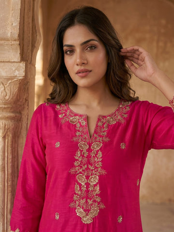 Blush Blossom Women's Kurta Set