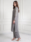 Women Embroidered Kurta With Trousers